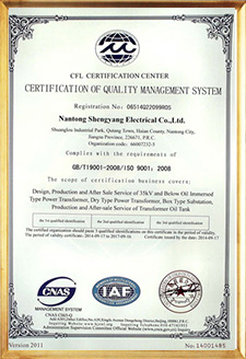 ISO Certificate